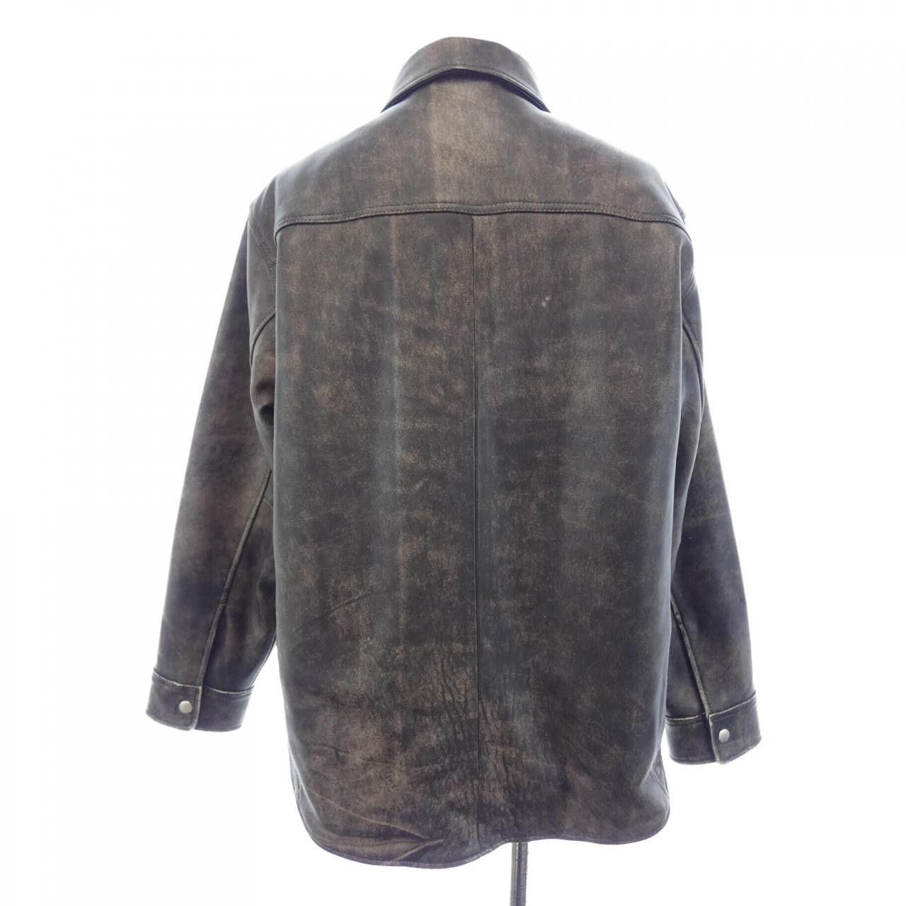 Other Other Stussy Lamb Leather Jacket Leather Outerwear 1110314 DUTY FREE for USA Size ONE SIZE - 2 Thumbnail