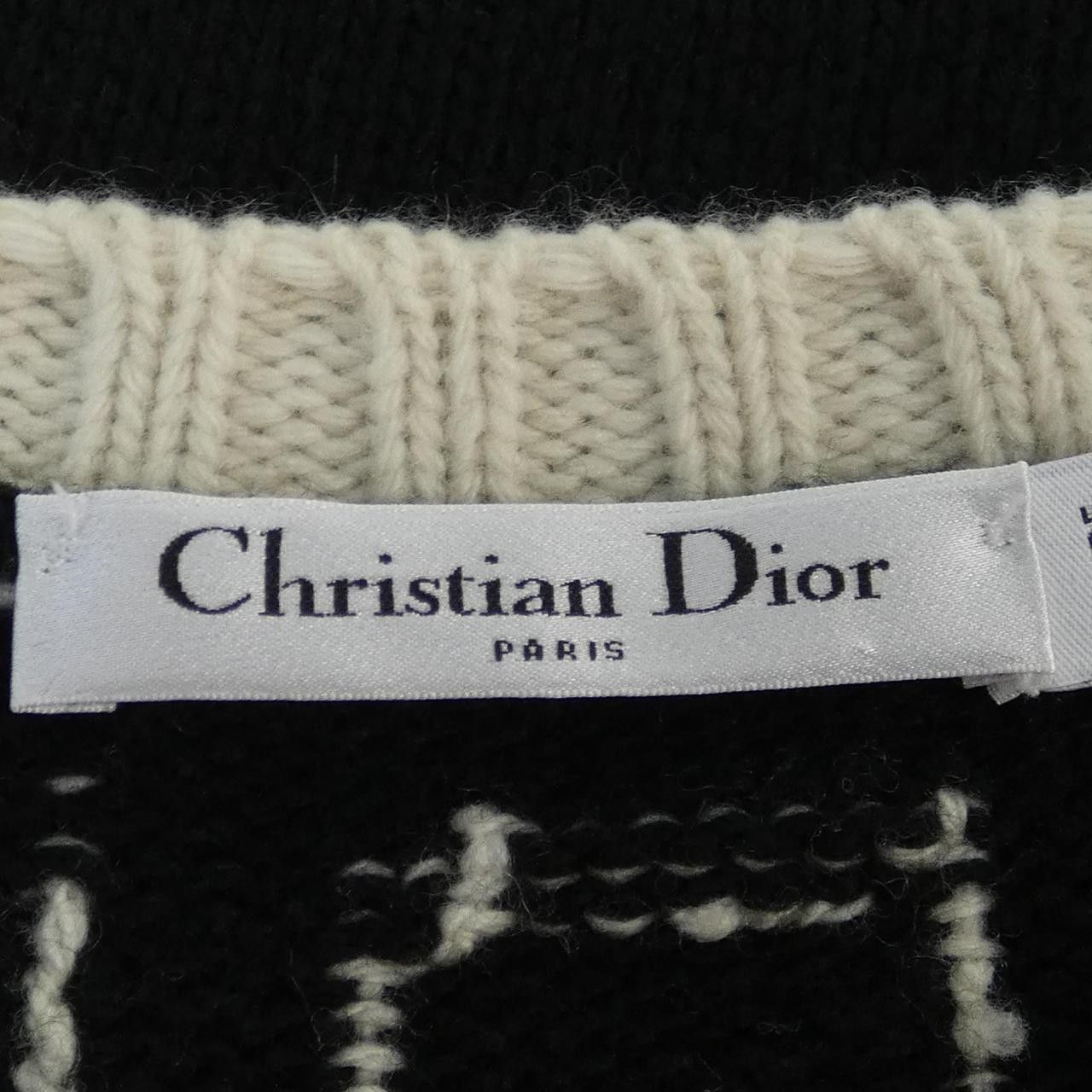 Dior Dior Christian Dior Cashmere Blend Knit Textile Tops 854S43AM020 DUTY FREE for USA Size ONE SIZE - 4 Thumbnail
