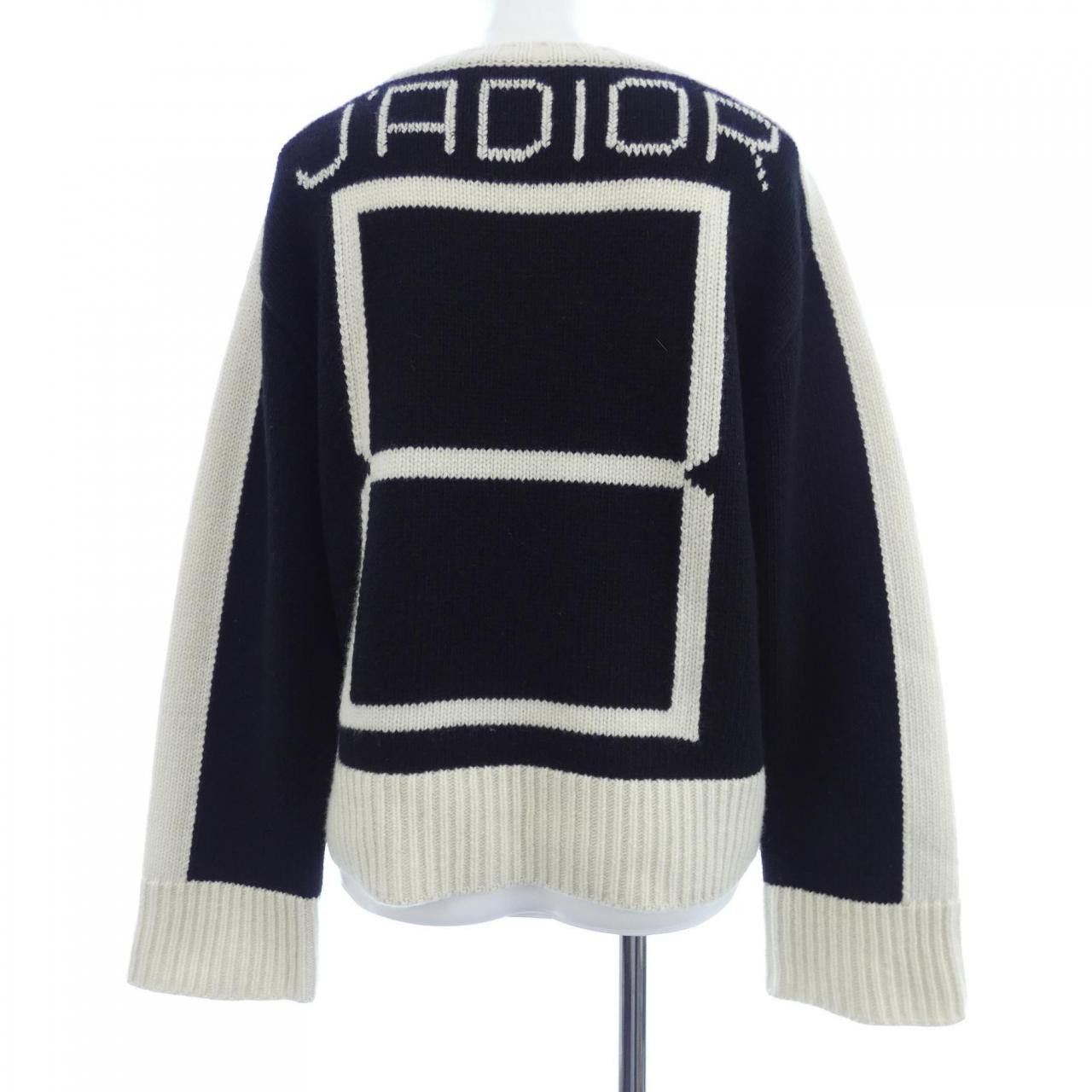 Dior Dior Christian Dior Cashmere Blend Knit Textile Tops 854S43AM020 DUTY FREE for USA Size ONE SIZE - 2 Thumbnail