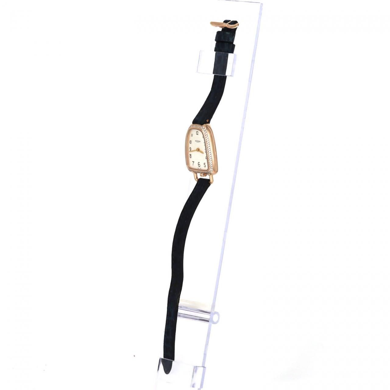 Hermes Hermes Hermes Galop d Hermes Pink Gold Rose Gold Quartz Precious Metal Quartz GA1.171 DUTY FREE for USA Size ONE SIZE - 2 Thumbnail