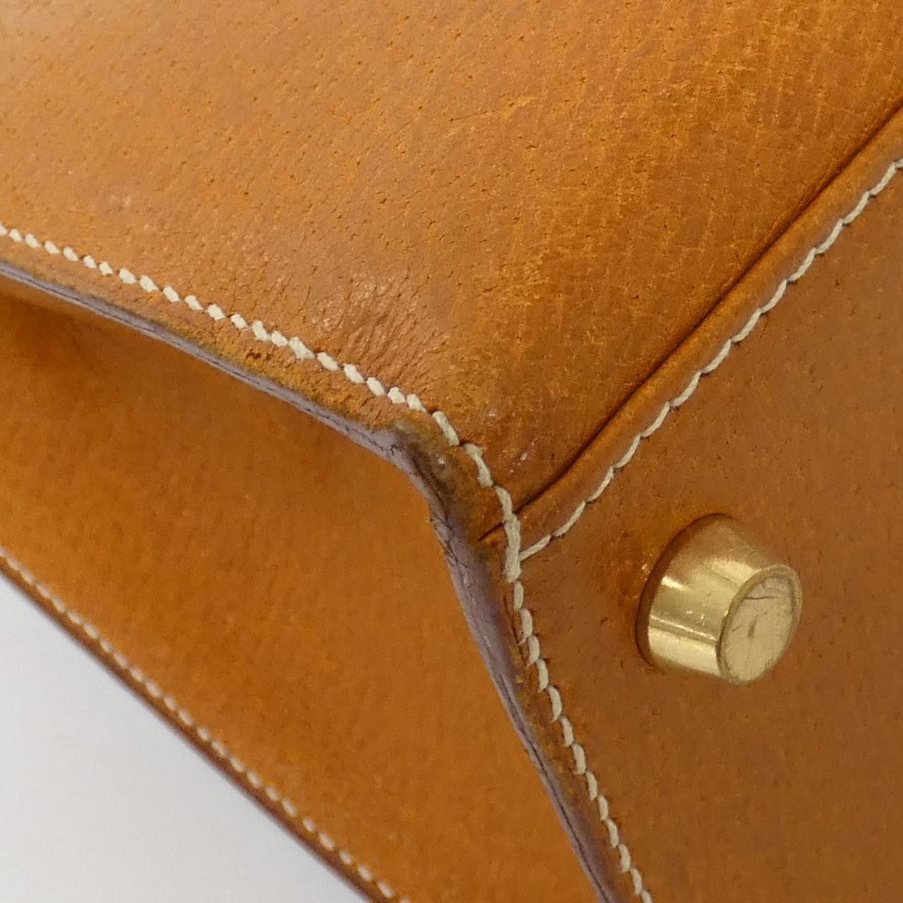 Hermes Hermes Hermes Kelly28 Pigskin Bag Leather Handbag D DUTY FREE for USA Size ONE SIZE - 3 Thumbnail