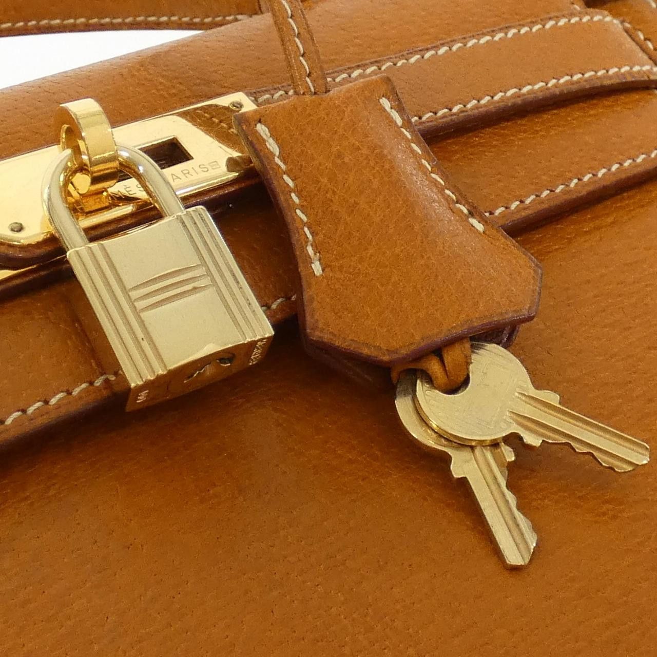 Hermes Hermes Hermes Kelly28 Pigskin Bag Leather Handbag D DUTY FREE for USA Size ONE SIZE - 4 Thumbnail