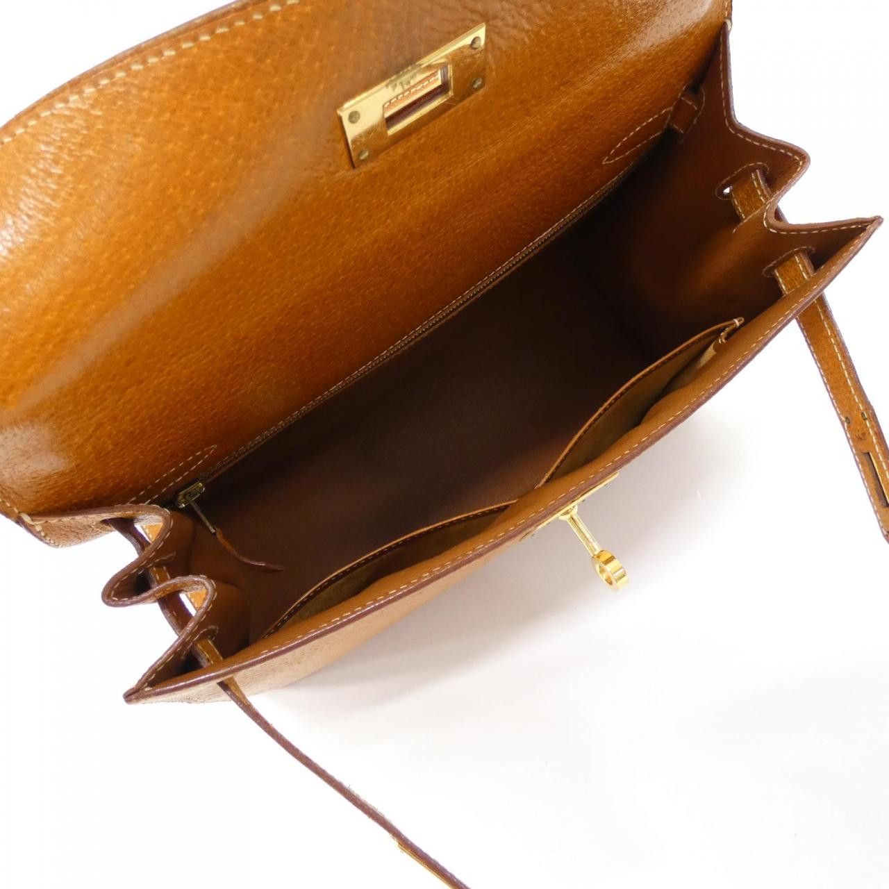 Hermes Hermes Hermes Kelly28 Pigskin Bag Leather Handbag D DUTY FREE for USA Size ONE SIZE - 9 Thumbnail