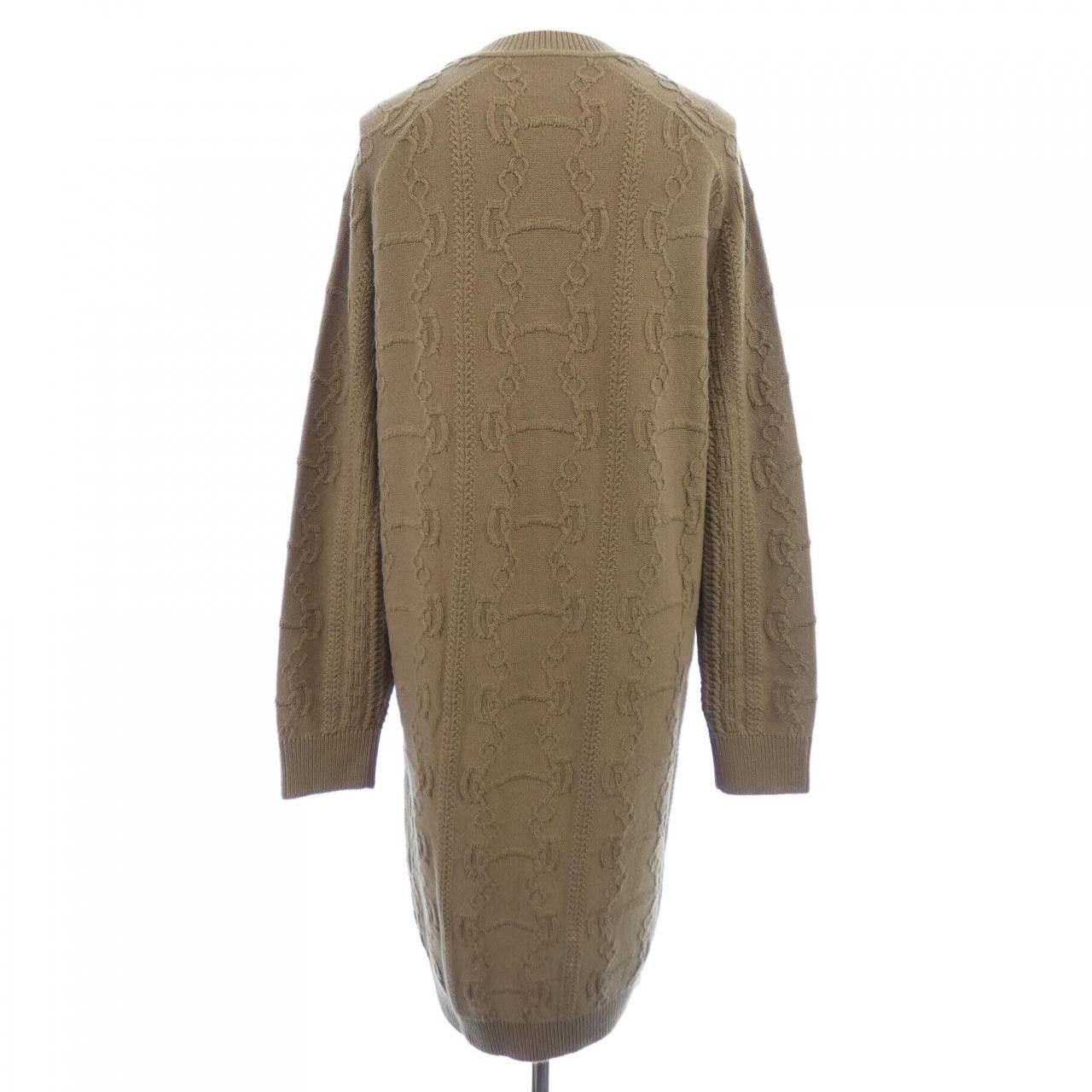 Hermes Hermes Hermes Cashmere Blend Dress Textile Dresses DUTY FREE for USA Size ONE SIZE - 2 Thumbnail