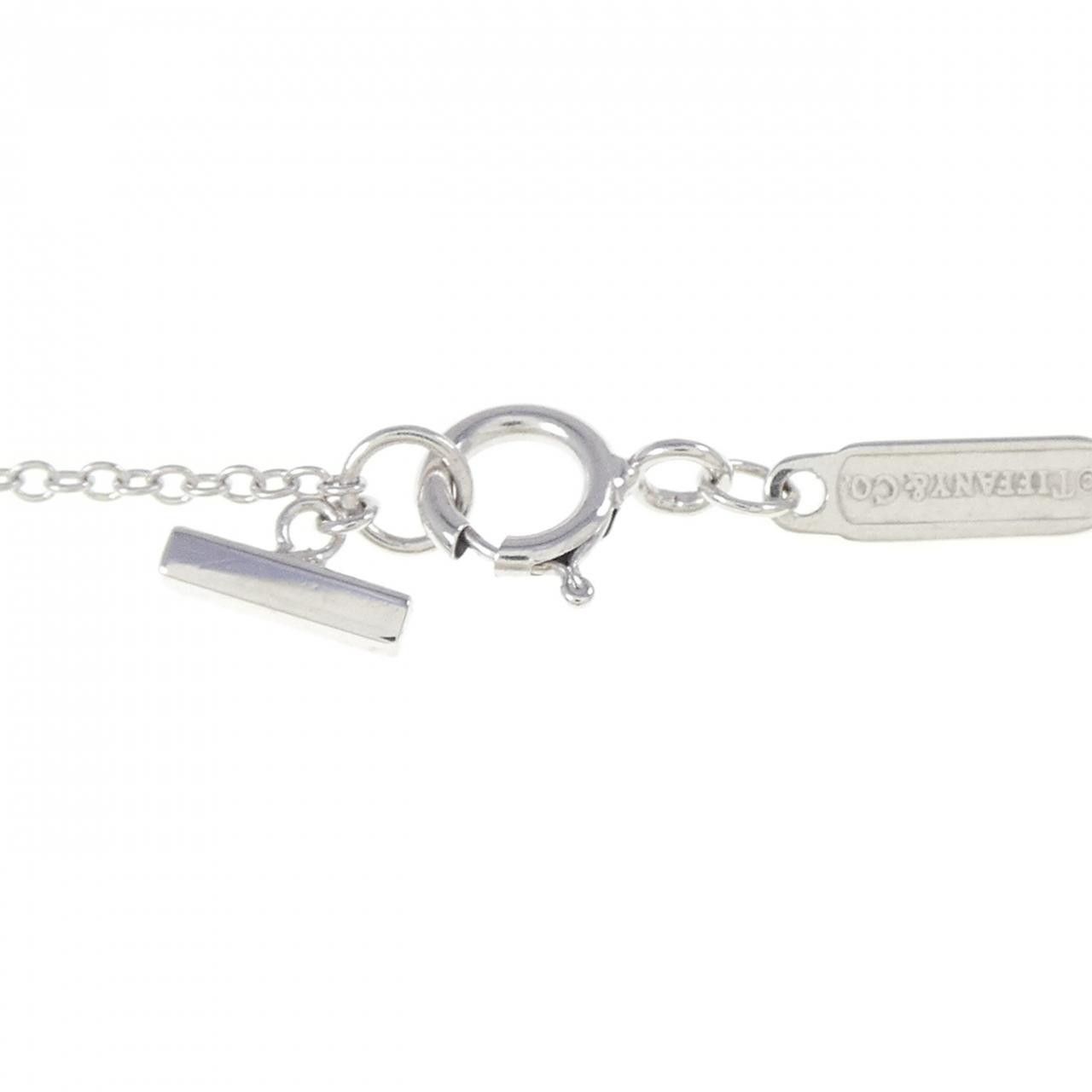 Tiffany & Co. Tiffany & Co. Tiffany T Smile Mini 750 White Gold Diamond Necklace Precious Metal Necklace DUTY FREE for USA Size ONE SIZE - 5 Thumbnail