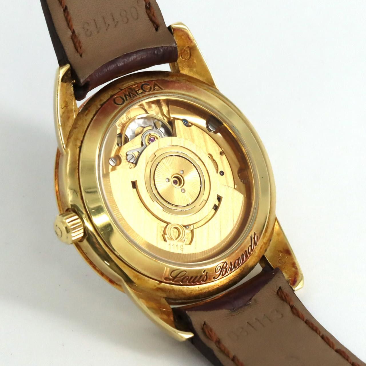 Omega Omega Omega Louis Brand Au750 Automatic Precious Metal Automatic DUTY FREE for USA Size ONE SIZE - 5 Thumbnail