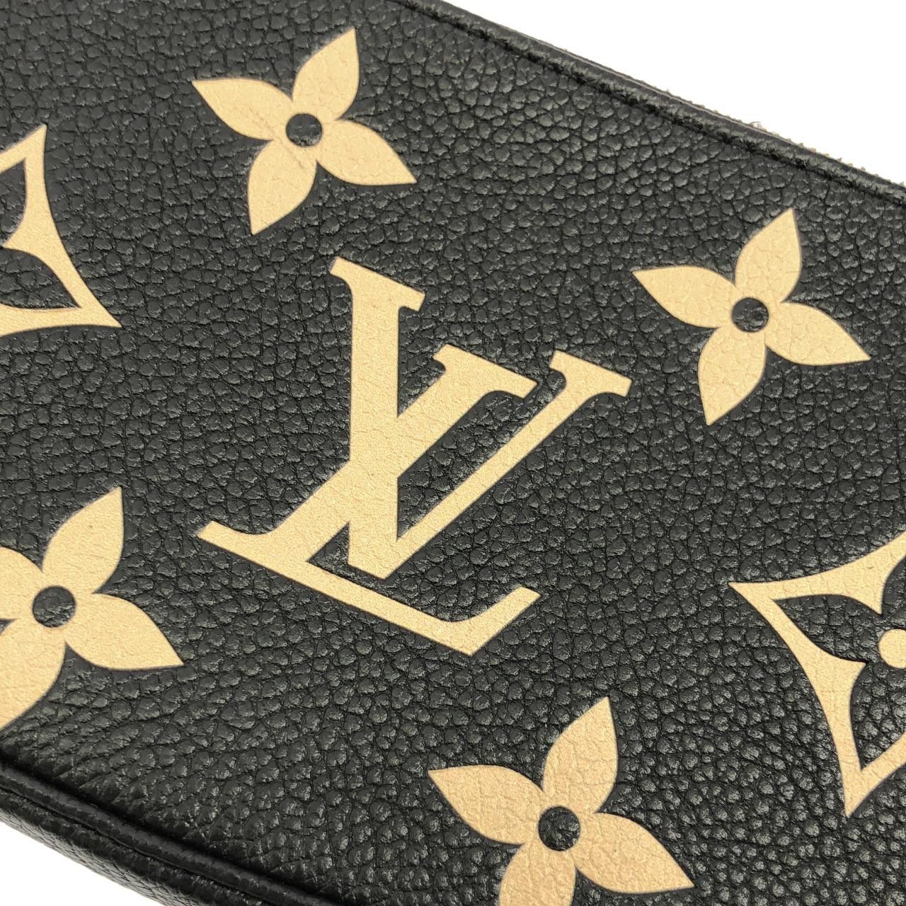 Louis Vuitton Louis Vuitton Louis Vuitton Two-Tone Monogram Empreinte Accessory Pouch Leather Other M80732 DUTY FREE for USA Size ONE SIZE - 3 Thumbnail