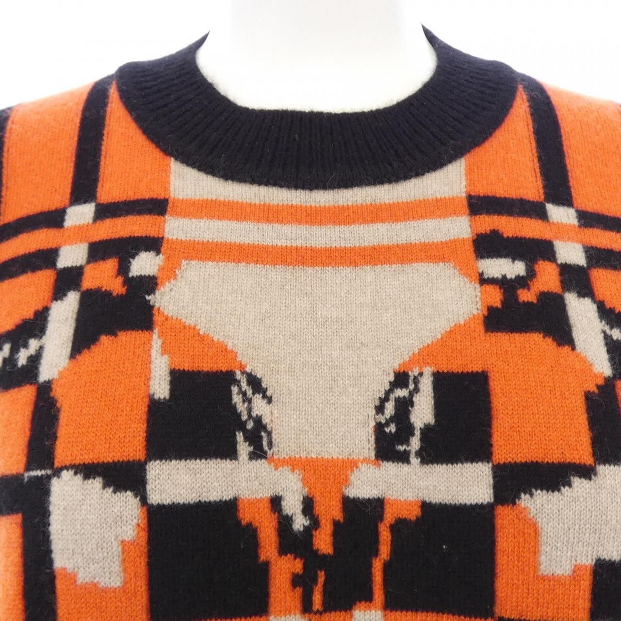 Hermes Hermes Hermes BRIDES DE GALA TARTAN cashmere knitwear Textile Tops DUTY FREE for USA Size ONE SIZE - 5 Thumbnail