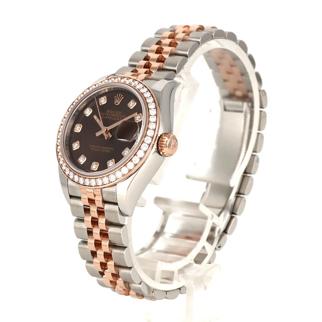 Rolex Rolex Rolex Datejust Stainless Steel Pink Gold Automatic Precious Metal Automatic 279381RBR DUTY FREE for USA Size ONE SIZE - 2 Thumbnail