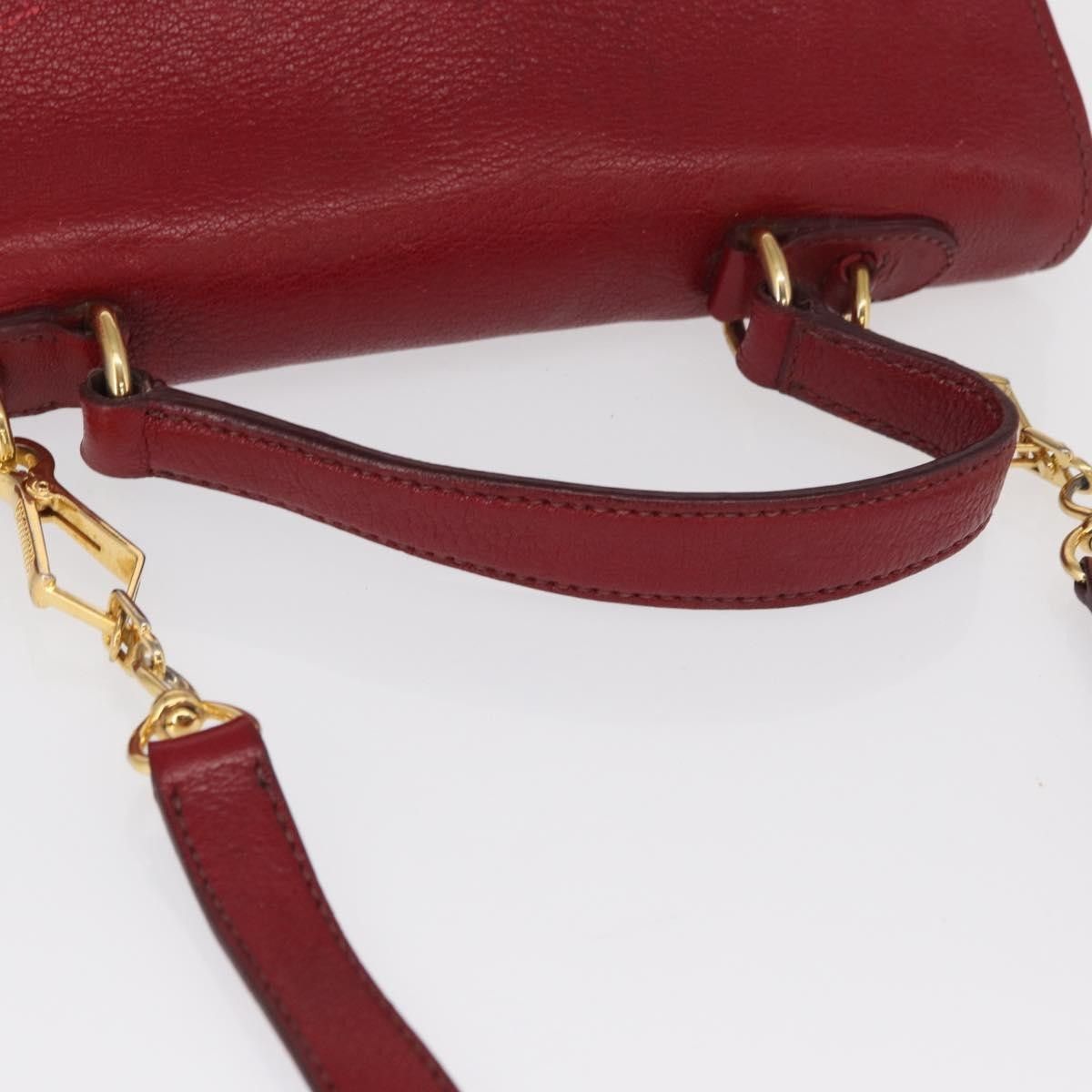 Miu Miu Miu Miu Madras Top Handle Leather Size ONE SIZE - 8 Thumbnail