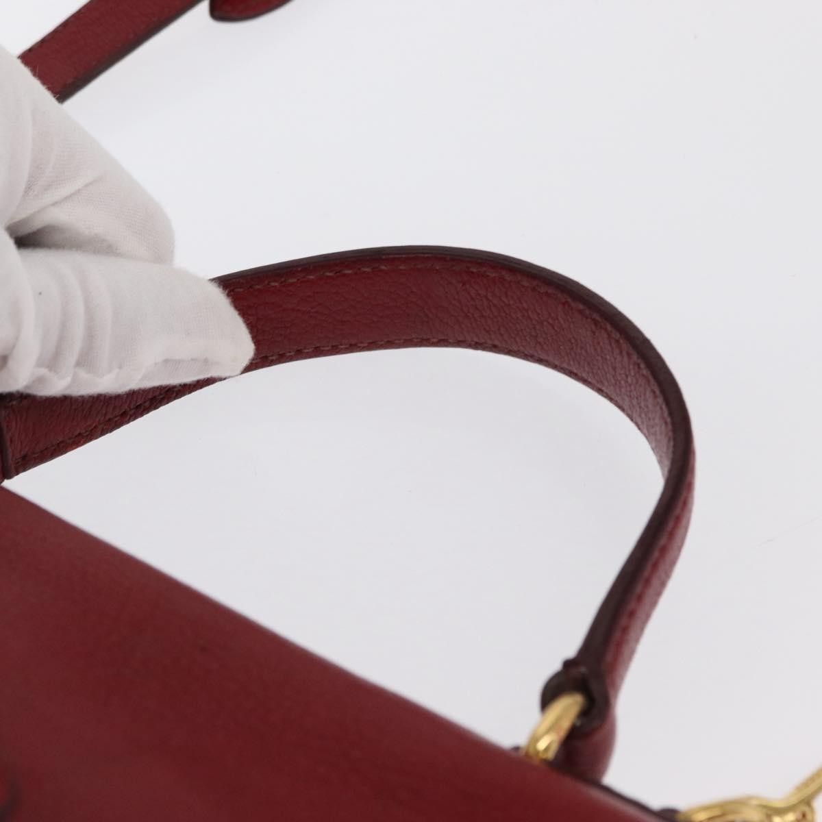 Miu Miu Miu Miu Madras Top Handle Leather Size ONE SIZE - 17 Thumbnail