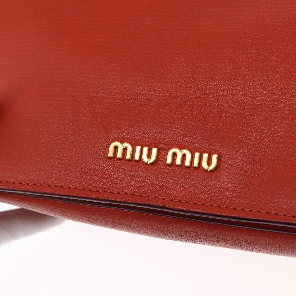 Miu Miu Miu Miu Madras Top Handle Leather Size ONE SIZE - 18 Thumbnail