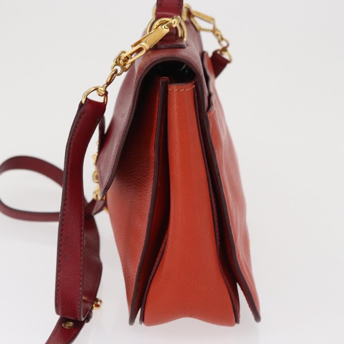 Miu Miu Miu Miu Madras Top Handle Leather Size ONE SIZE - 3 Thumbnail