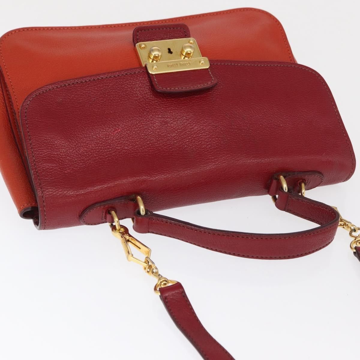 Miu Miu Miu Miu Madras Top Handle Leather Size ONE SIZE - 24 Thumbnail