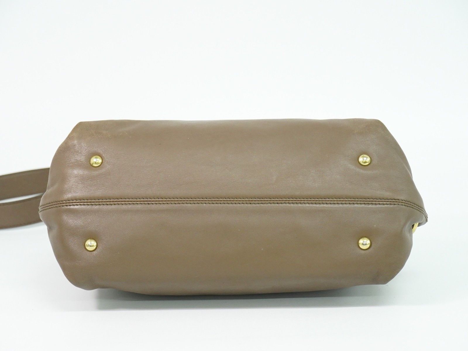 Salvatore Ferragamo Salvatore Ferragamo Sofia Satchel Smooth Leather Size ONE SIZE - 8 Thumbnail