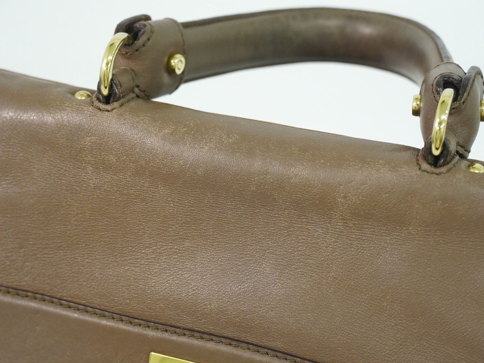 Salvatore Ferragamo Salvatore Ferragamo Sofia Satchel Smooth Leather Size ONE SIZE - 11 Thumbnail