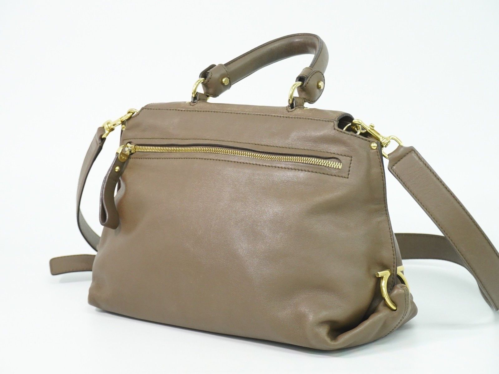 Salvatore Ferragamo Salvatore Ferragamo Sofia Satchel Smooth Leather Size ONE SIZE - 2 Thumbnail