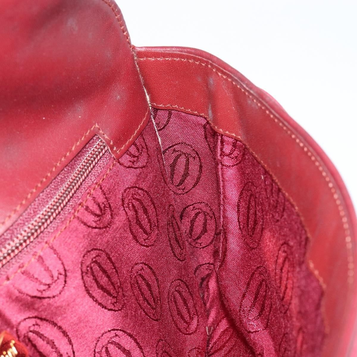 Cartier cartier Must de Cartier Clutch bag Leather Size ONE SIZE - 18 Thumbnail