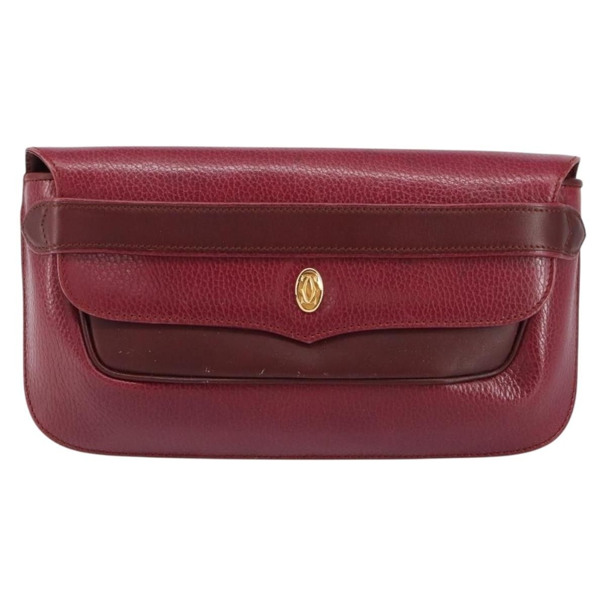 Cartier cartier Must de Cartier Clutch bag Leather Size ONE SIZE - 17 Thumbnail
