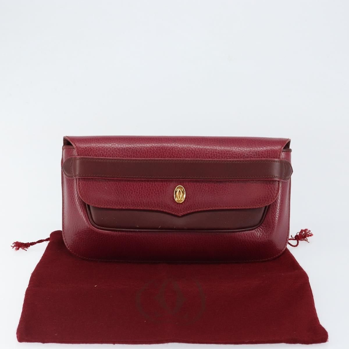 Cartier cartier Must de Cartier Clutch bag Leather Size ONE SIZE - 12 Thumbnail