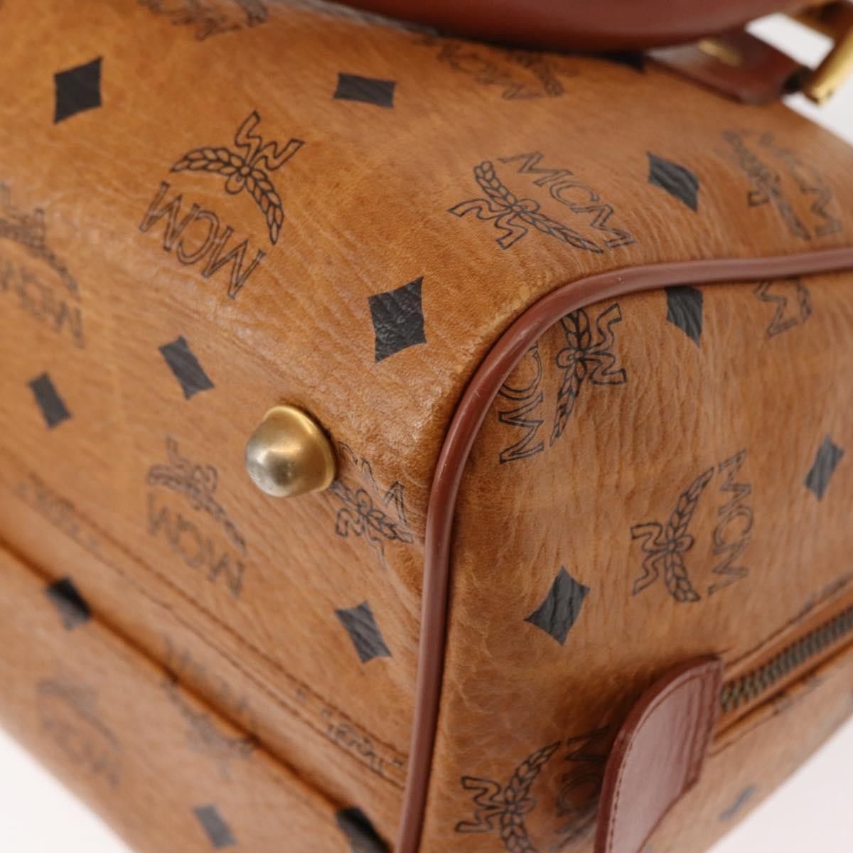 MCM MCM Visetos logogramme Handbag Canvas and Leather Size ONE SIZE - 12 Thumbnail