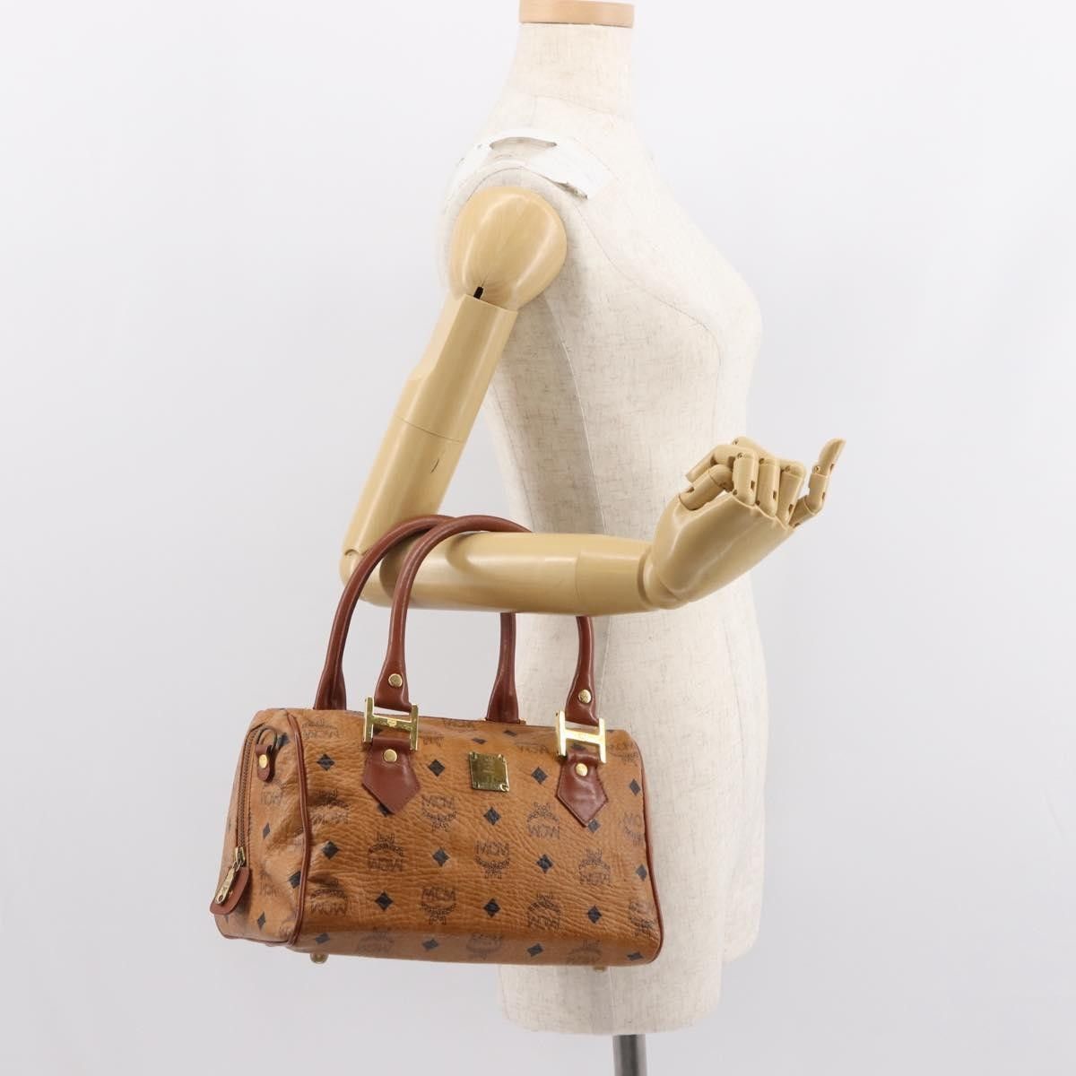 MCM MCM Visetos logogramme Handbag Canvas and Leather Size ONE SIZE - 14 Thumbnail