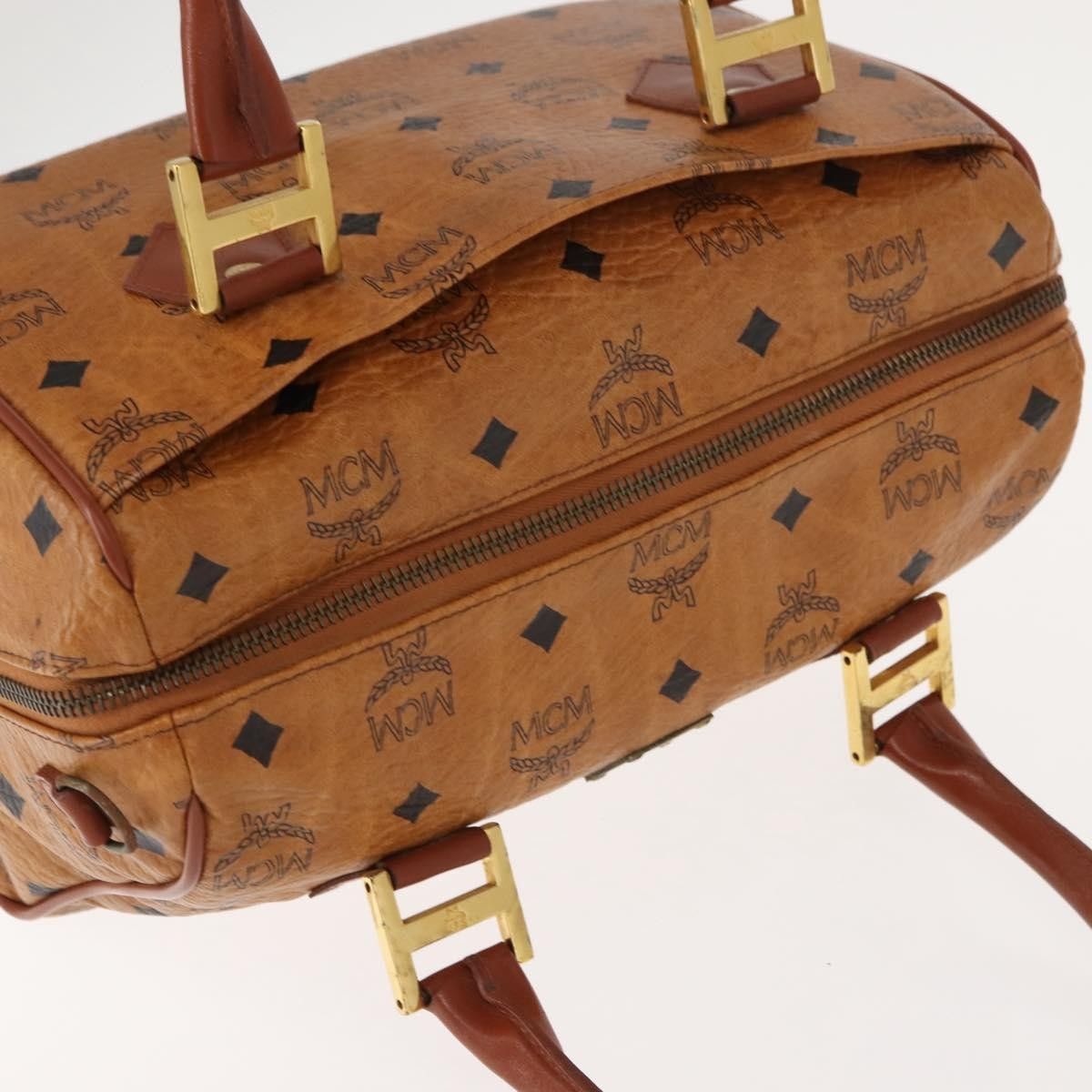 MCM MCM Visetos logogramme Handbag Canvas and Leather Size ONE SIZE - 16 Thumbnail