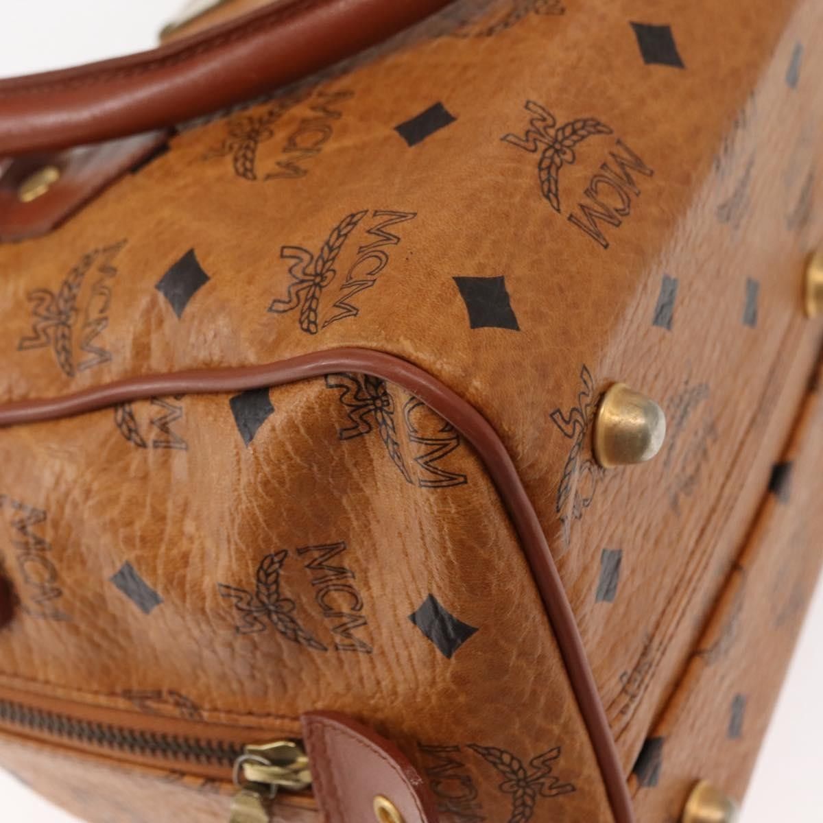 MCM MCM Visetos logogramme Handbag Canvas and Leather Size ONE SIZE - 10 Thumbnail