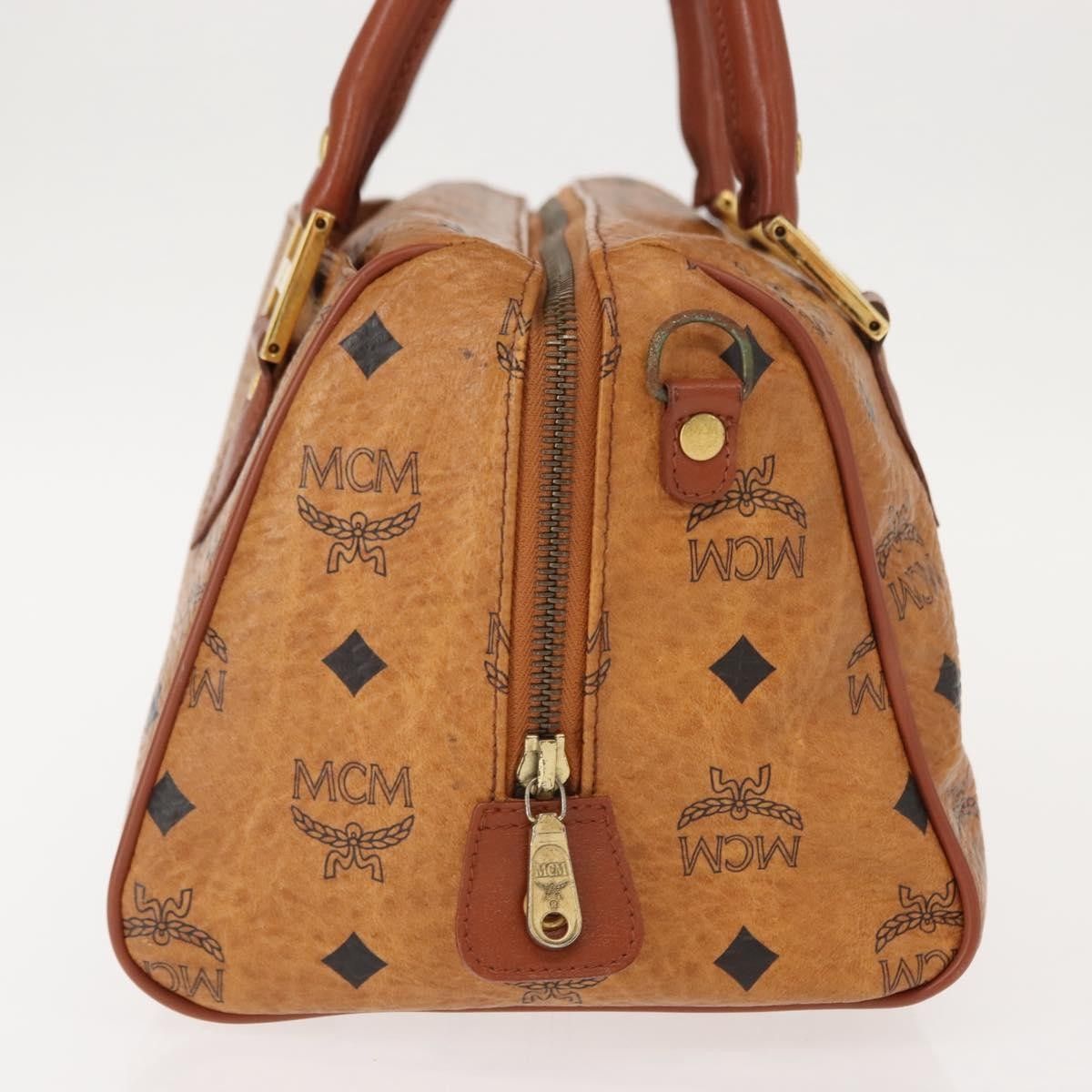 MCM MCM Visetos logogramme Handbag Canvas and Leather Size ONE SIZE - 4 Thumbnail