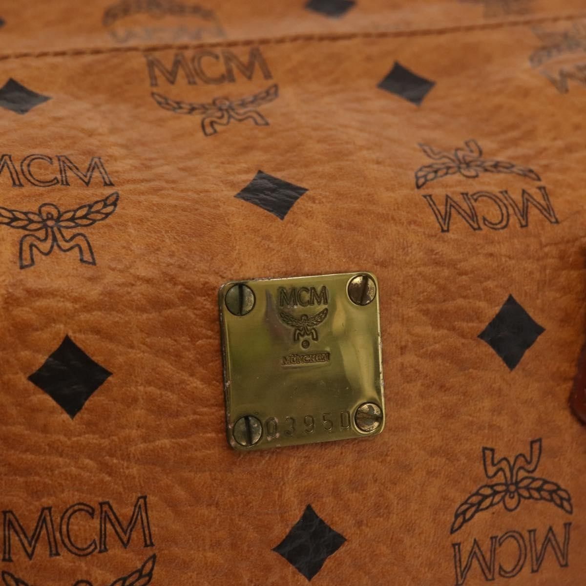 MCM MCM Visetos logogramme Handbag Canvas and Leather Size ONE SIZE - 7 Thumbnail