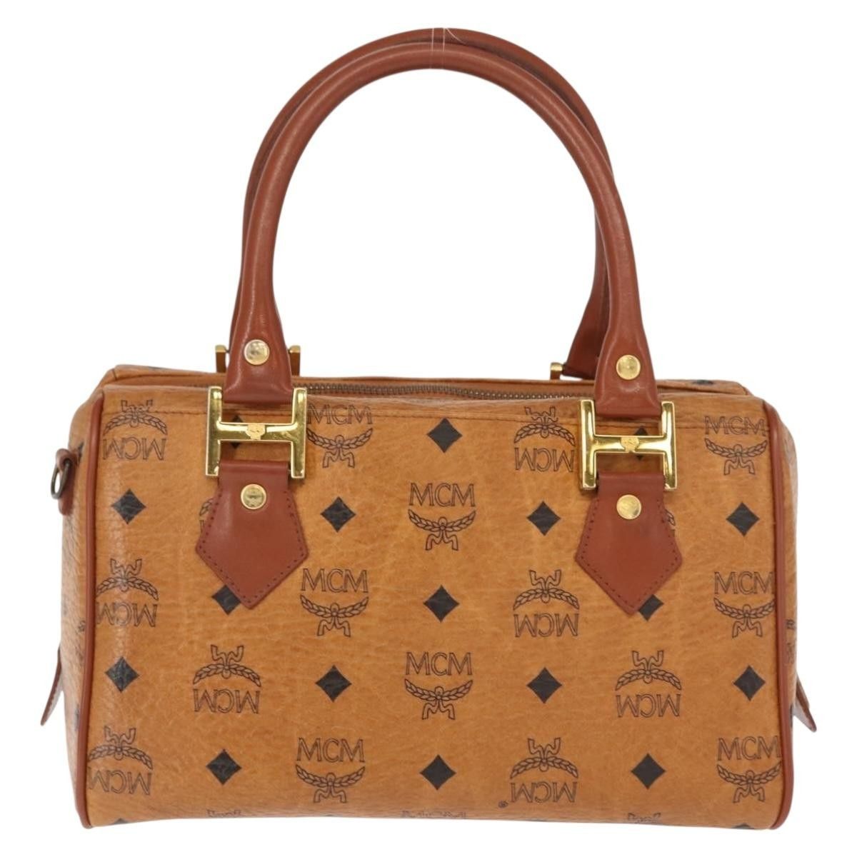 MCM MCM Visetos logogramme Handbag Canvas and Leather Size ONE SIZE - 2 Thumbnail