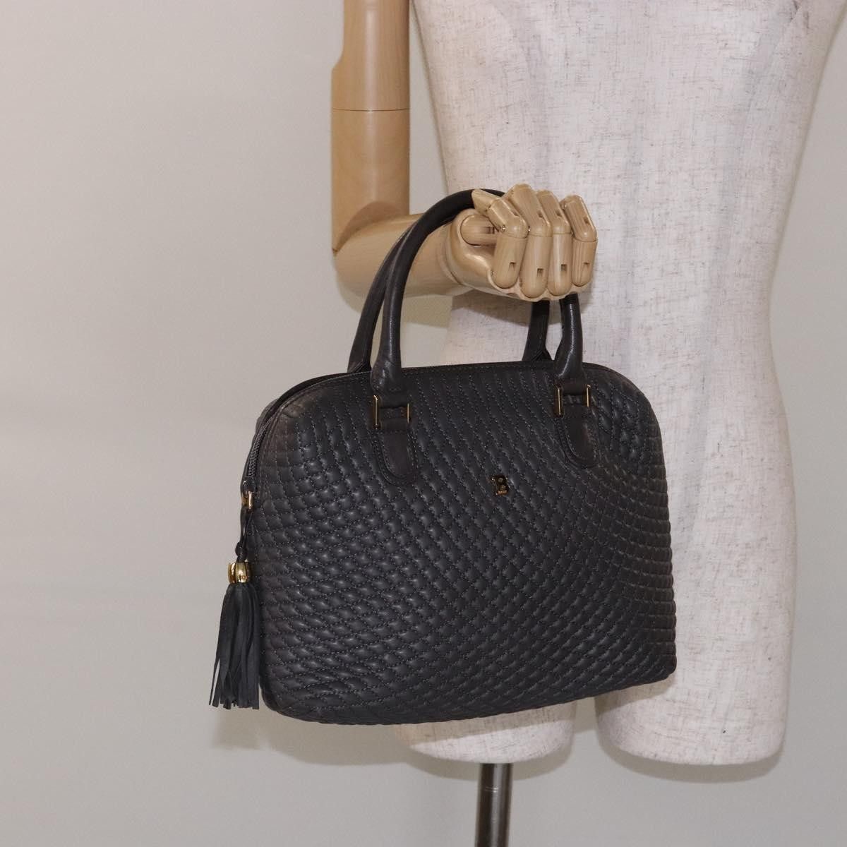 Bally Bally Vintage Handbag Quilted Leather Size ONE SIZE - 15 Thumbnail