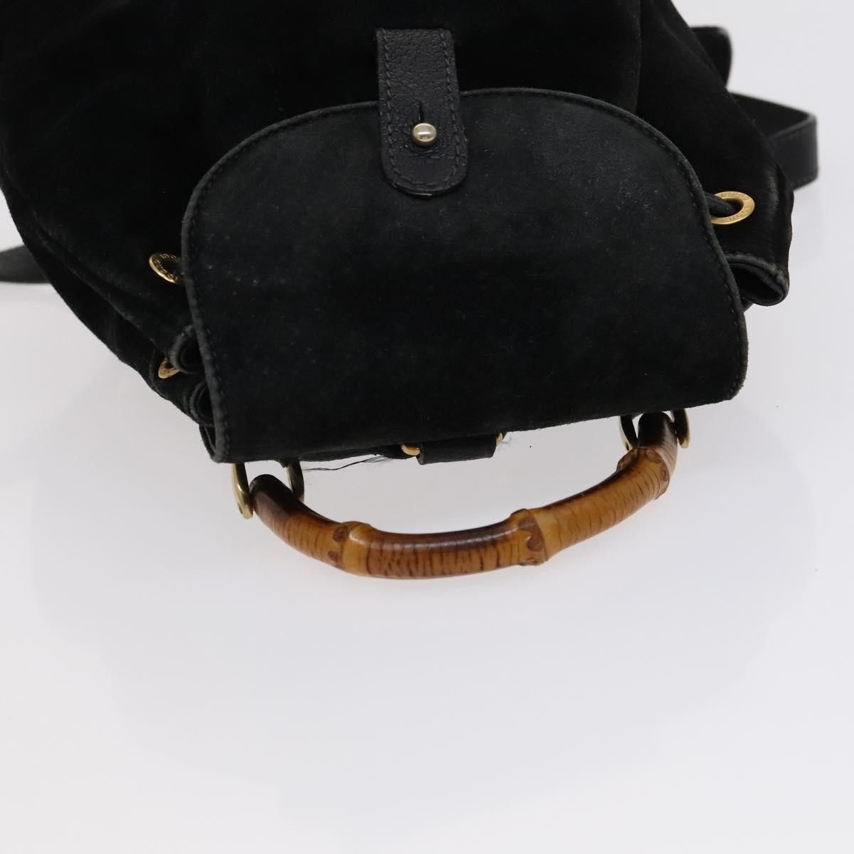 Gucci Gucci Gucci bamboo backpack daim Size ONE SIZE - 15 Thumbnail