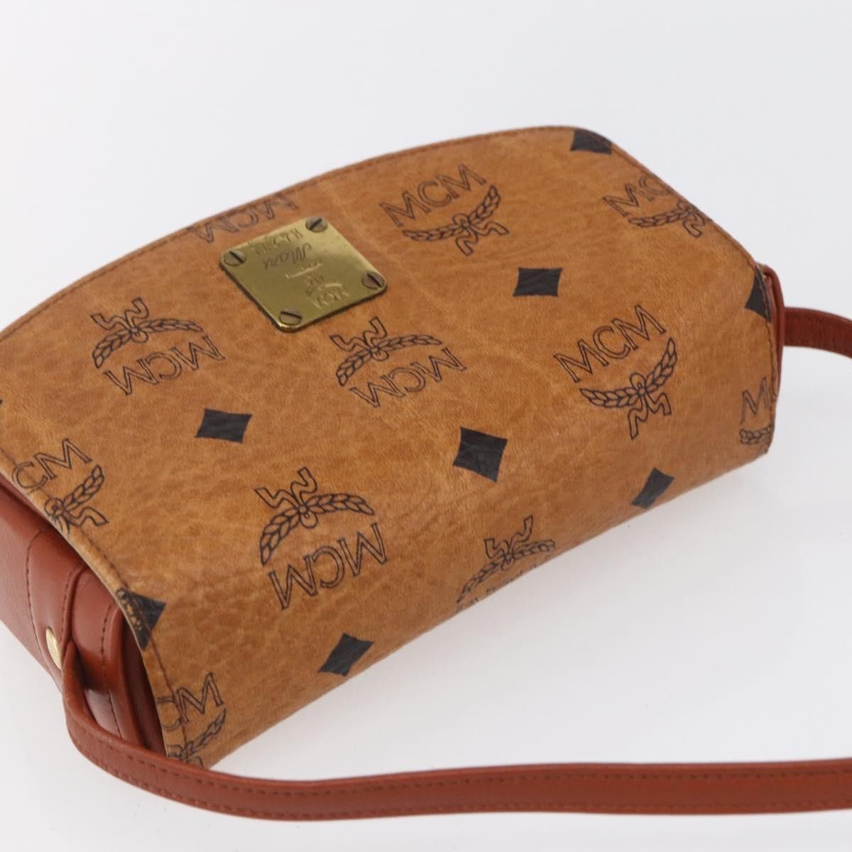 MCM MCM Visetos Shoulder bag Canvas and Leather Size ONE SIZE - 14 Thumbnail