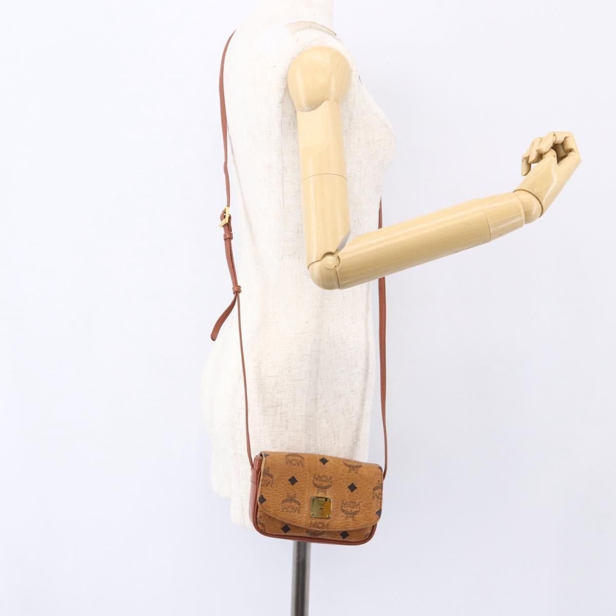 MCM MCM Visetos Shoulder bag Canvas and Leather Size ONE SIZE - 13 Thumbnail