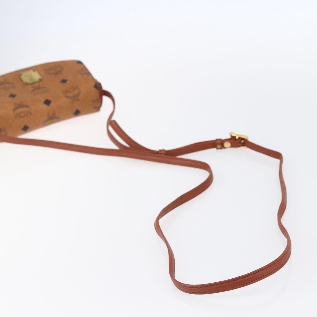 MCM MCM Visetos Shoulder bag Canvas and Leather Size ONE SIZE - 8 Thumbnail