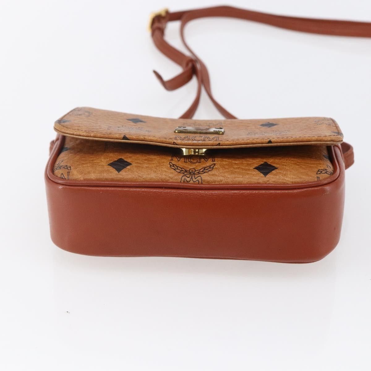 MCM MCM Visetos Shoulder bag Canvas and Leather Size ONE SIZE - 16 Thumbnail