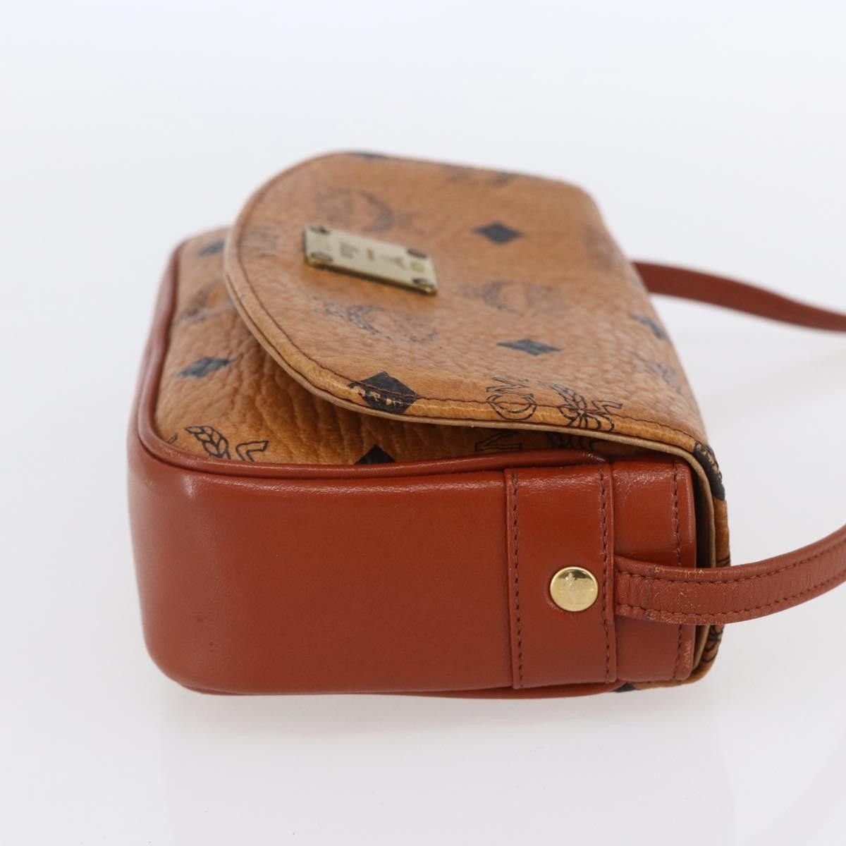 MCM MCM Visetos Shoulder bag Canvas and Leather Size ONE SIZE - 4 Thumbnail