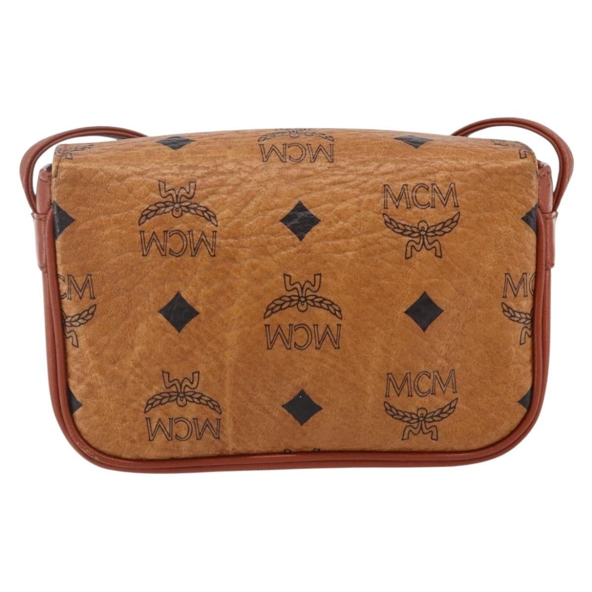MCM MCM Visetos Shoulder bag Canvas and Leather Size ONE SIZE - 2 Thumbnail