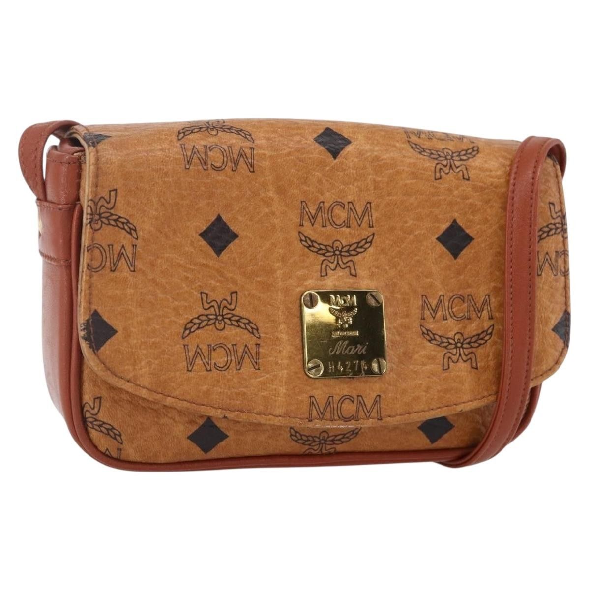 MCM MCM Visetos Shoulder bag Canvas and Leather Size ONE SIZE - 17 Thumbnail
