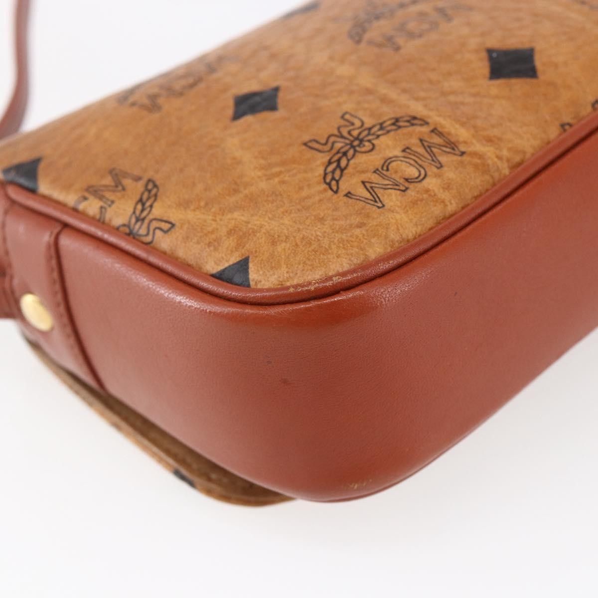 MCM MCM Visetos Shoulder bag Canvas and Leather Size ONE SIZE - 12 Thumbnail