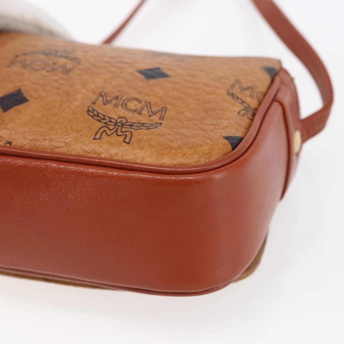 MCM MCM Visetos Shoulder bag Canvas and Leather Size ONE SIZE - 11 Thumbnail