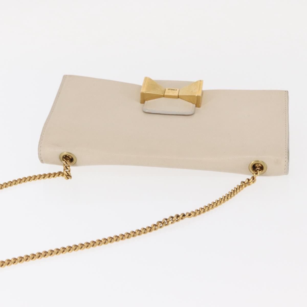 Chloe Chloe Chain Flap Crossbody Bag Leather Size ONE SIZE - 15 Thumbnail
