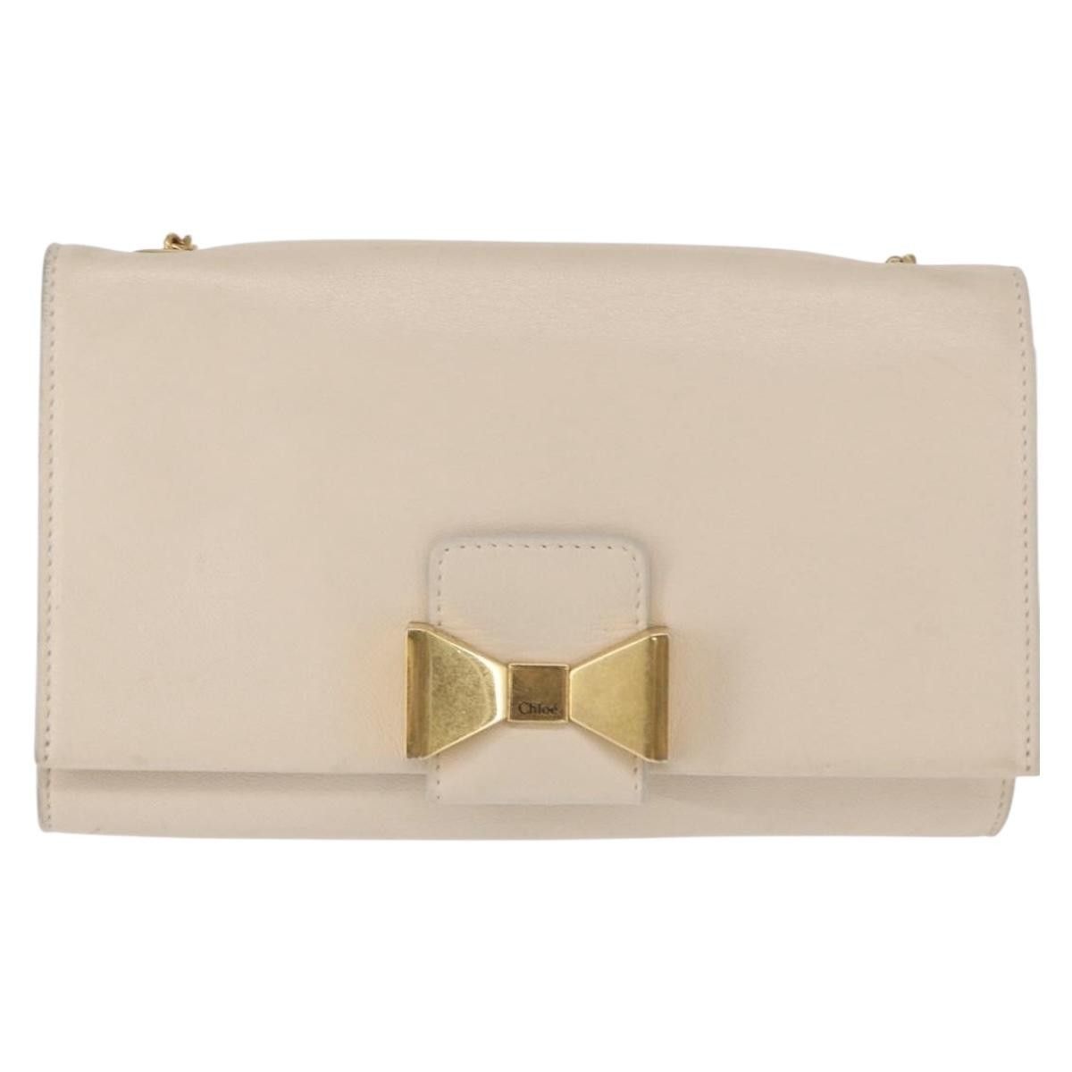 Chloe Chloe Chain Flap Crossbody Bag Leather Size ONE SIZE - 18 Thumbnail