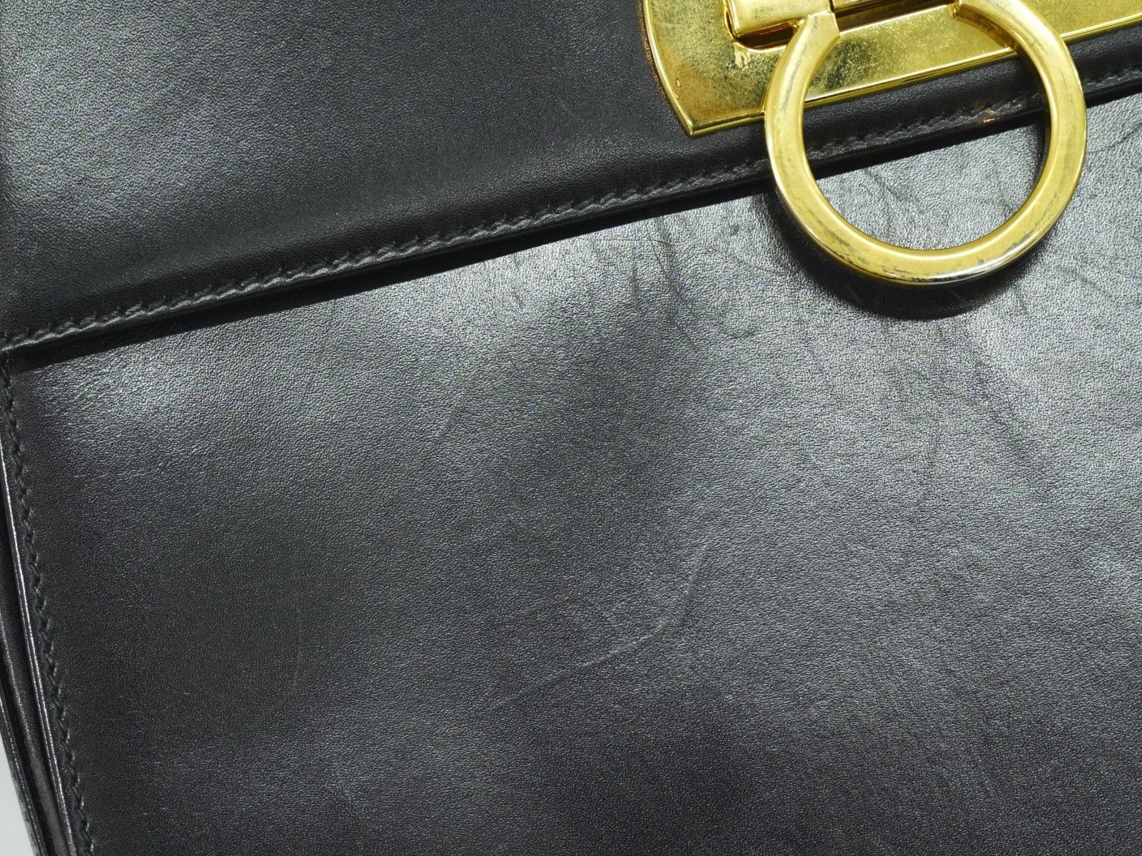 Salvatore Ferragamo Salvatore Ferragamo Gancini Leather Size ONE SIZE - 10 Thumbnail