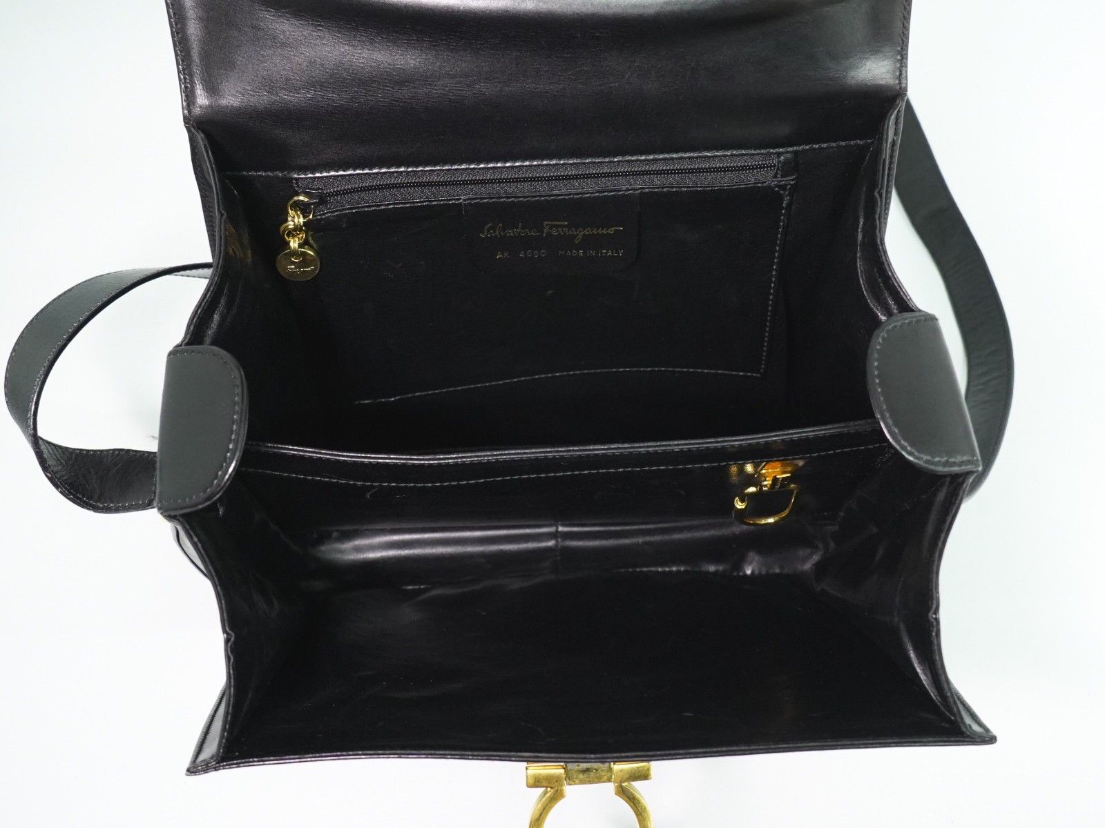 Salvatore Ferragamo Salvatore Ferragamo Gancini Leather Size ONE SIZE - 3 Thumbnail