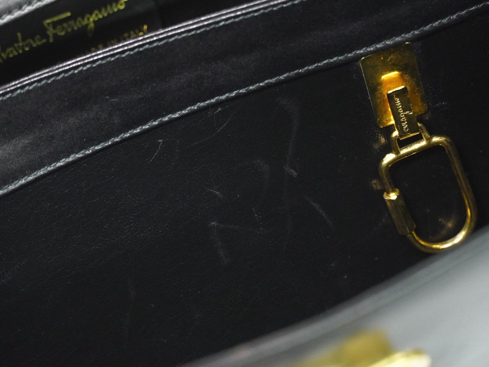 Salvatore Ferragamo Salvatore Ferragamo Gancini Leather Size ONE SIZE - 13 Thumbnail