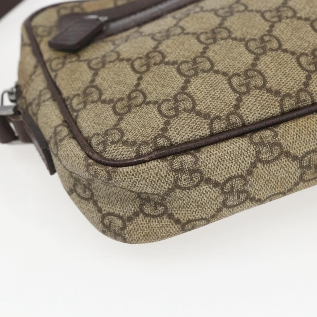 Gucci Gucci Wristlet Clutch GG Coated Canvas Size ONE SIZE - 9 Thumbnail
