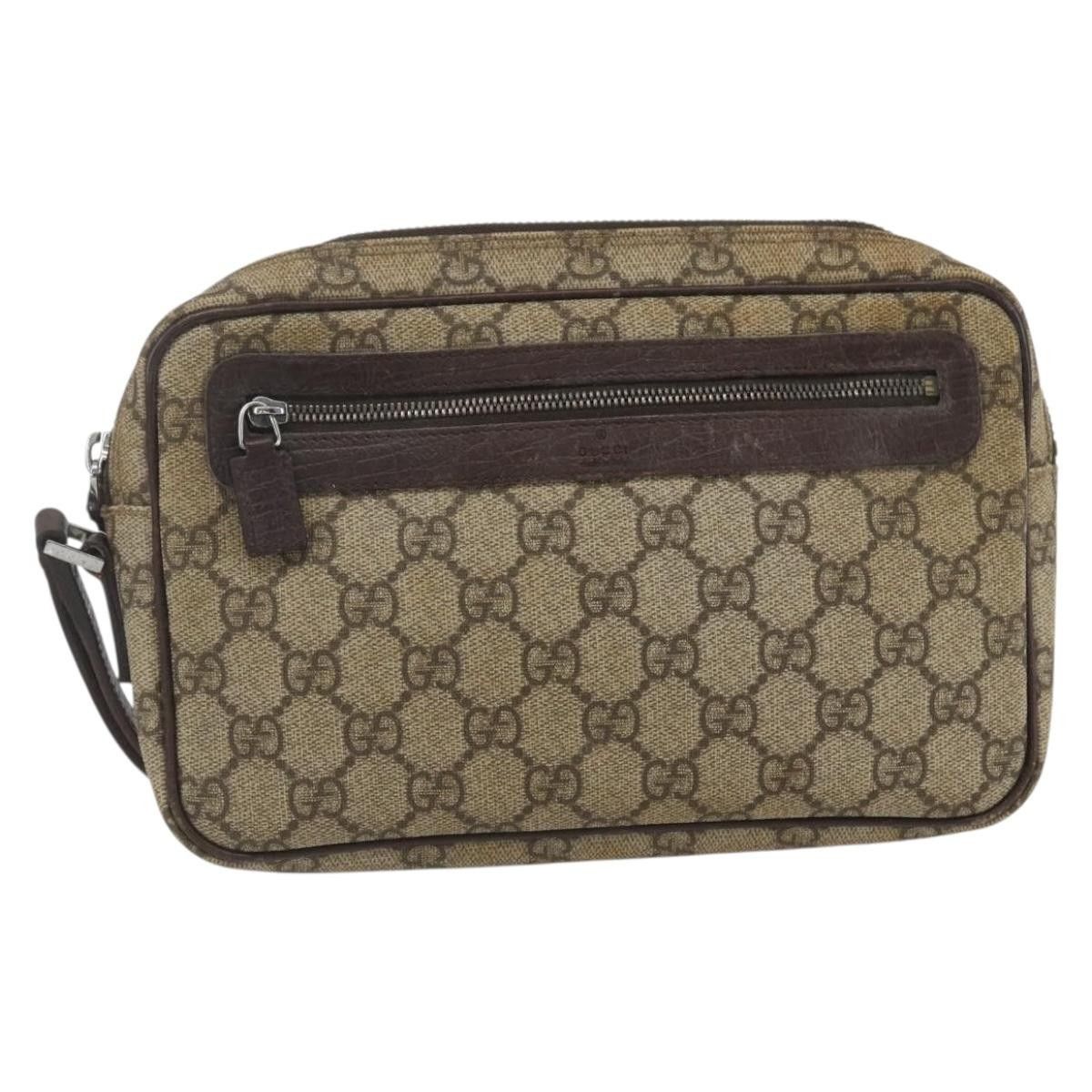 Gucci Gucci Wristlet Clutch GG Coated Canvas Size ONE SIZE - 22 Thumbnail