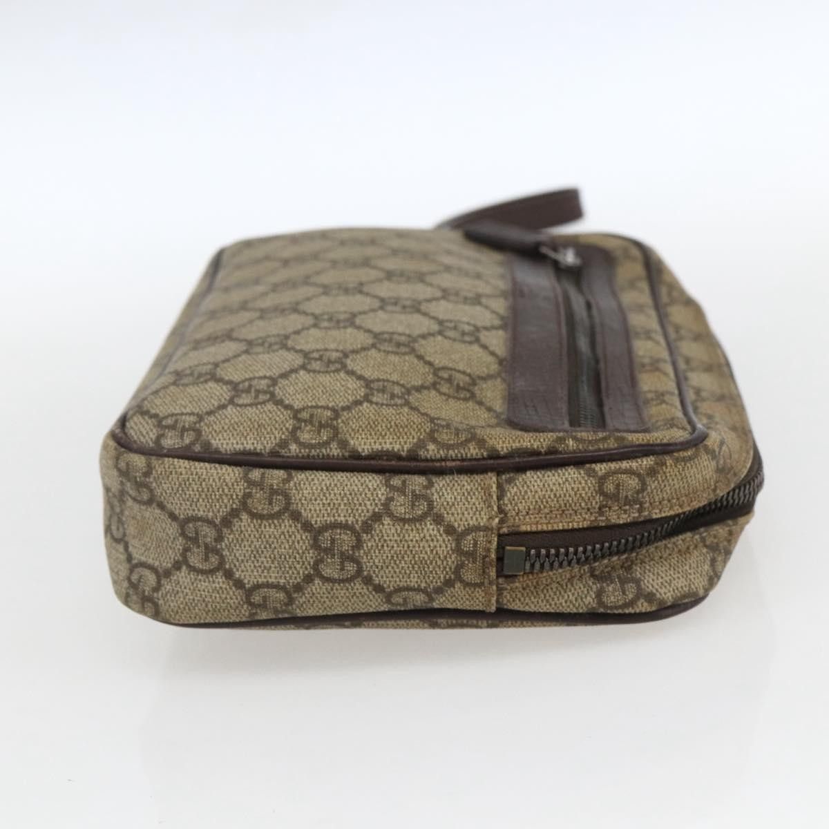 Gucci Gucci Wristlet Clutch GG Coated Canvas Size ONE SIZE - 4 Thumbnail